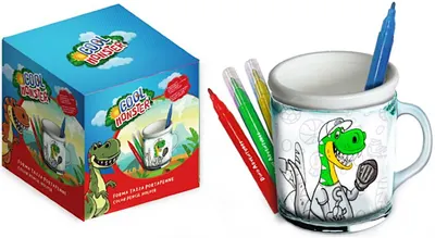 Suport pentru creioane Disney - Dinosaur, de colorare