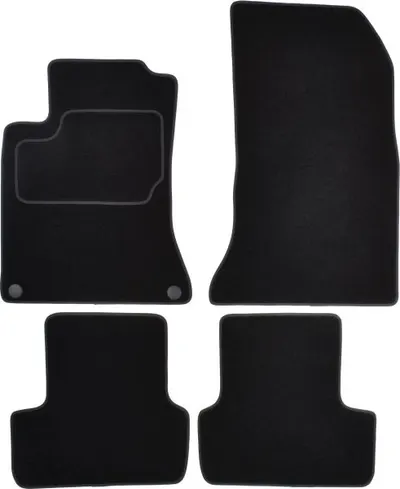 Covorase auto (set, velur, 4 bucati, culoare negru) MERCEDES A (W176) intre 2012-2018