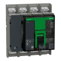 Intreruptor automat, ComPacT NS1250N, 50kA la 415VAC, 4P, fix, cu operare manuala, echipat cu unitate de declansare MicroLogic 2.0, 1250A