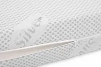 Husa Saltea Silver Forte 90x200x20 cm, lavabila, cu fermoar