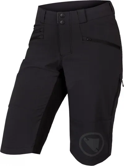 Pantaloni scurți de ciclism pentru femei Endura Singletrack II Short W negru