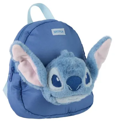 Ghiozdan pentru grădiniță Cerda Stitch - cu breloc plușat