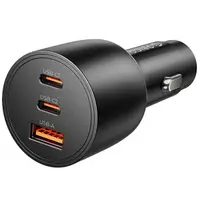 Incarcator Auto Orico PowerLink, 165W, 5A, 1 x USB-A - 2 x USB-C, Negru