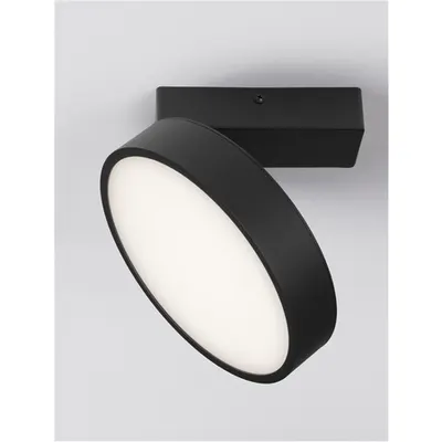Plafoniera PERFECT Nisipiu Negru Aluminiu & Acrylic LED 20W 1657Lm IP20 Driver AC220-240V Beam Angle: 120° CRI>80 3000K