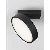 Plafoniera PERFECT Nisipiu Negru Aluminiu & Acrylic LED 20W 1657Lm IP20 Driver AC220-240V Beam Angle: 120° CRI>80 3000K