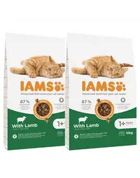 IAMS for Vitality Hrana uscata pentru pisici adulte, cu miel 20 kg (2 x10 kg)