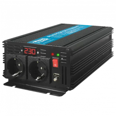 Invertor auto 12V 2500W Sinus Pur, TED