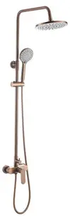 Sistem de duș Inter Ceramic - Verona, ICF 6237, Brush Rose Gold