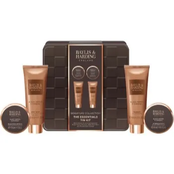 Baylis & Harding Black Pepper & Ginseng set cadou cutie de metal pentru bărbați