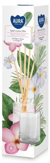 Odorizant cu bețișoare Bispol Aura - Self Care SPA, 45 ml