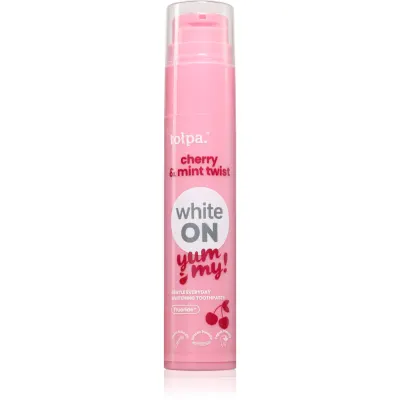 Tołpa On White Yummy pasta de dinti pentru albire aroma Cherry & Mint 60 g