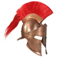 Gossi coif razboinic grec, antichizat, joc de rol, aramiu, otel