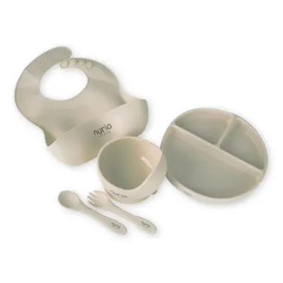 Set Diversificare Din Silicon Nurio , 5 Piese, Bej