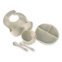 Set Diversificare Din Silicon Nurio , 5 Piese, Bej