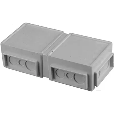 Plastic Montaj incastrat box pentru installation in concrete floor - 6 module