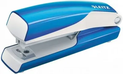 Capsator Leitz Wow - Mini Nexxt, până la 10 foi, №10, albastru metalic
