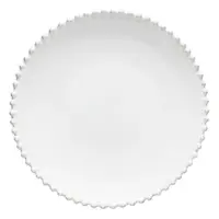 Farfurie din gresie ceramică Costa Nova Pearl, ⌀ 28 cm, alb