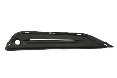 Grila ventilatie bara fata stanga potrivit VOLVO S60 II 2013-2019 - (cu orificii senzor parcare, plastic, negru)