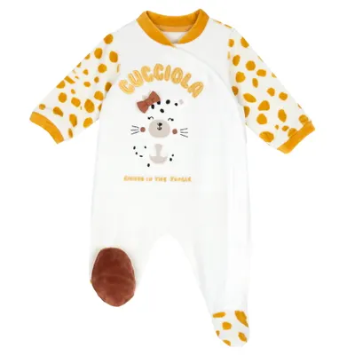 Salopeta bebelusi Chicco din velur, multicolor, 02875-65MFCI