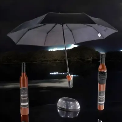 Umbrela in forma de sticla Whisky