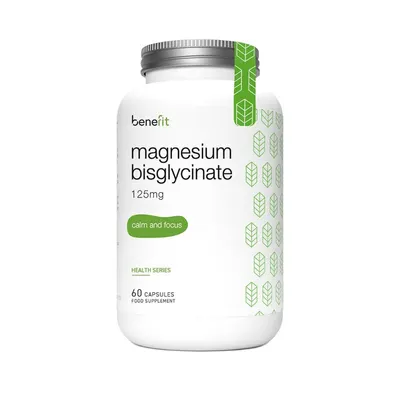 Magnesium Bisglycinate, 60 Caps, Benefit