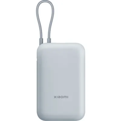 Baterie Externa Xiaomi Pocket, 10000mAh, 22.5W, QC + PD, 1 x USB-A - 2 x USB-C, Albastra BHR9073GL