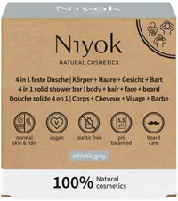 Niyok Săpun 4 în 1 Athletic Grey, 80 g