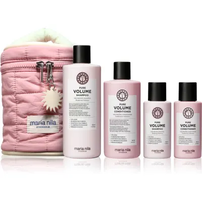 Maria Nila Pure Volume Beauty Bag set cadou pentru păr cu volum 4 buc