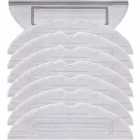 Set 8 x Lavete full mop NewEvo, compatibile cu Xiaomi RoboRock S7, S7 PLUS, S7 MAX, S7 MAXV, S70, S75, S7 Ultra, Gri