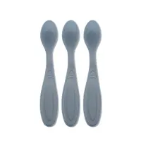 Set 3 lingurite Lorelli My Friend Cameo Blue margine rotunjita 6 luni+