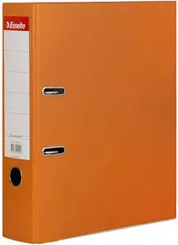 Biblioraft Esselte Eco - A4, 7.5 cm, РР, canturi metalice, etichetă detașabilă, portocale