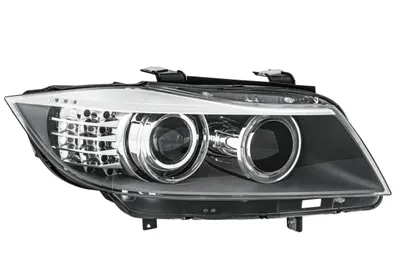 Far dreapta (D1S H8, electric, cu motoras, fundal cromat, fundal transparent) BMW Seria 3 2008-2012