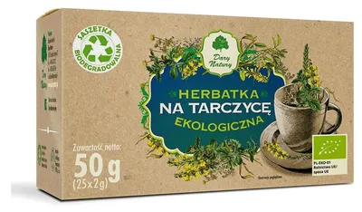 Ceai bio din plante pentru tiroidă, 25 plicuri, Dary Natury