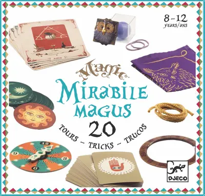 Set de trucuri pentru copii Djeco - Mirable Magus, 20 de trucuri
