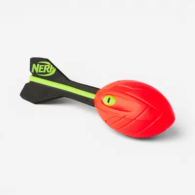 Minge de aruncat NERF Vortex de 32 cm pentru copii, portocalie sau verde