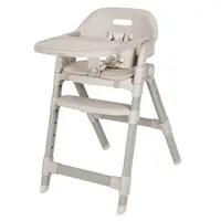 Scaun de masa, Lionelo, Matt, 3 in 1, Pliabil, Cu tava detasabila, Cu centuri de siguranta in 5 puncte, Suport pentru picioare si sezut reglabile, Pana la 110 kg, 6 luni – adult, Bej