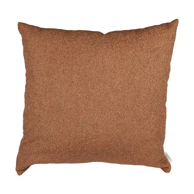 Perna decor PLUSH 45x45 cm, terra, fermoar