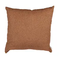 Perna decor PLUSH 45x45 cm, terra, fermoar