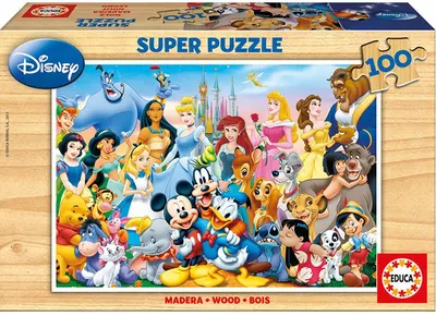 Puzzle Educa din 100 de piese - Wonderful World Of Disney