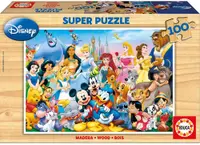 Puzzle Educa din 100 de piese - Wonderful World Of Disney