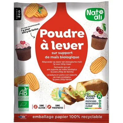 Praf de Copt fara Gluten Ecologic/Bio 50g