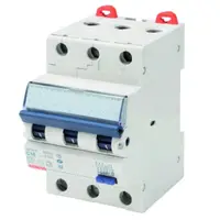 COMPACT Intrerupator diferentialcu protectie la supracurent - MDC 100 - 3P Curba C 32A TYPE A Idn=0,03A - 3 module