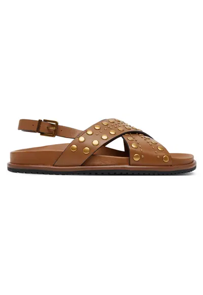 Sandale dama - 00057 251TGT070 - piele naturala - maro