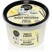 Organic Shop Vanilla & Orchid spuma de corp cu vanilie