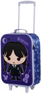 Valiză 3D pentru copii Karactermania Wednesday - Chibi