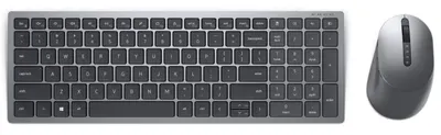 Set de mouse și tastatură Dell - KM7120W, wireless, gri