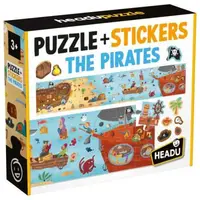 Headu - Puzzle Pirati cu peste 200 de stickere ce se pot repozitiona