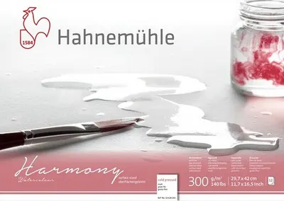 Bloc de schițe Hahnemuhle Harmony - A3, hârtie presată la rece, 12 coli