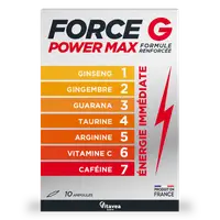 Force G Power Max, 10 fiole buvabile, Vitavea