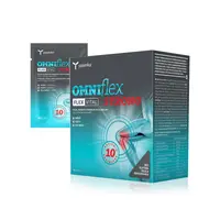 Colagen Marin, plicuri, gust de portocală, conține glucozamină, condroitină și MSM, Omniflex Flexvital Strong, 20 plicuri